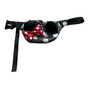 Disney Parks Loungefly Minnie Mouse Sequin Fanny Pack Belt Bag Polka Dot